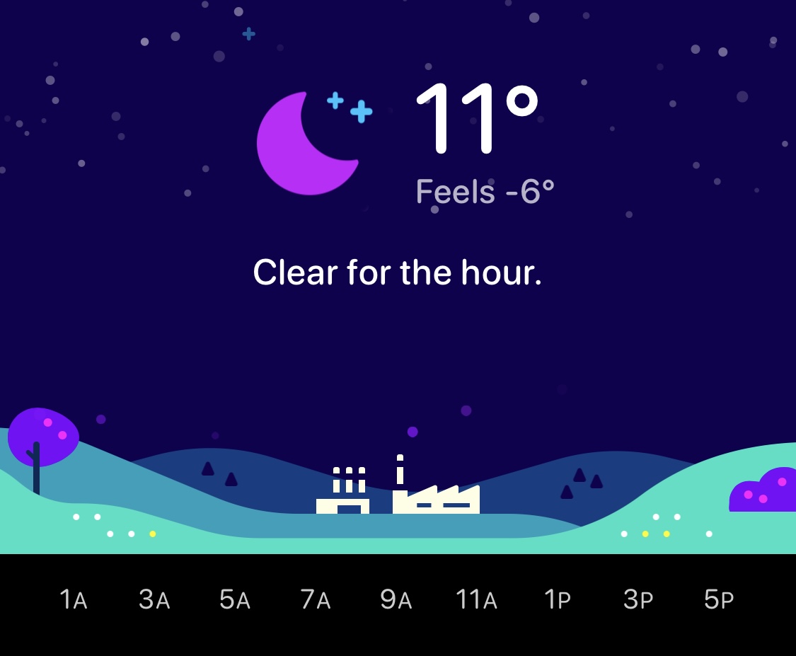 weather screenshot
