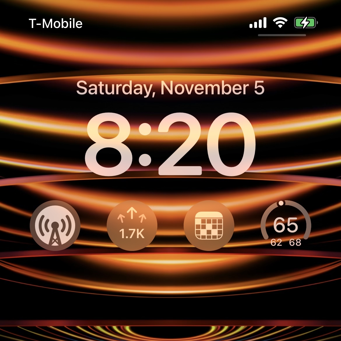 lock screen widgets